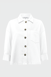 LOOSE COTTON SHORT JACKET - RISELA