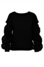 BLOUSE WITH BOWS ON THE SLEEVES