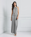 MAXI HALTER DRESS WITH RUCHING