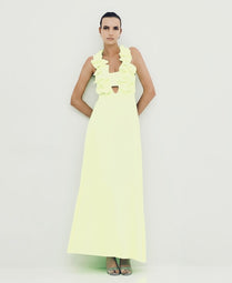 MAXI DRESS WITH RUFFLES