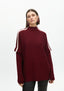 CONTRAST SLEEVE SWEATER