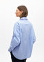 STRIPED SHIRT WITH RHINESTONES