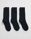 3-PACK MERCERIZED COTTON SOCKS
