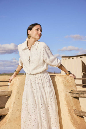 DERHY PLAIN SHORT JACKET WITH EYELET