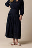 LONG FLOWING STYLISH LACE DETAILED SKIRT - SKIRT JUDITHA