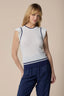 CHIC CROCHET STYLE SLEEVELESS BLOUSE - SWEATER JOSE