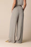 FLOWING GREY TROUSERS WITH PLEATED WAIST DETAILING - TROUSERS ICARO