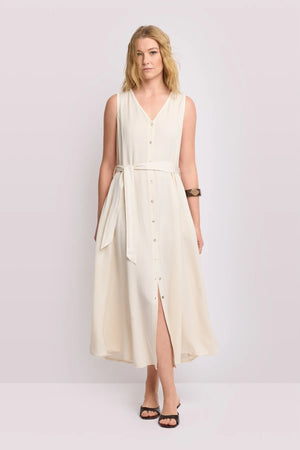 KOCCA CHIC FULL LENGTH BUTTON UP DRESS - DRESS LARGO