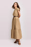 KOCCA MONOCOLOUR SECTIONED FULL LENGTH DRESS - DRESS MARINNA