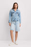 KOCCA SHORT DENIM LOOK JACKET - DENIM JACKET LIDURINA