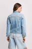 KOCCA SHORT DENIM LOOK JACKET - DENIM JACKET LIDURINA