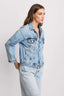 KOCCA SHORT DENIM LOOK JACKET - DENIM JACKET LIDURINA