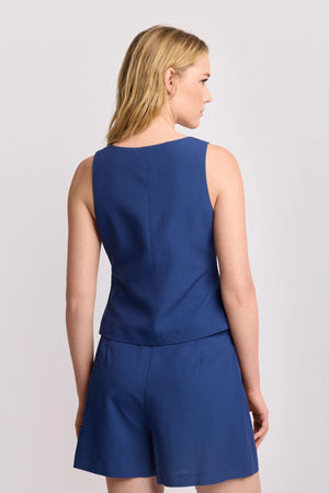 KOCCA STYLISH BUTTON UP WAISTCOAT TOP - WAISTCOAT MIEZE