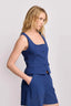 KOCCA STYLISH BUTTON UP WAISTCOAT TOP - WAISTCOAT MIEZE