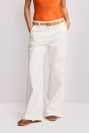 KOCCA CHIC MONOCOLOUR STRAIGHT LEGGED TROUSERS - TROUSERS DAVAL