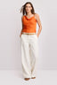 KOCCA CHIC MONOCOLOUR STRAIGHT LEGGED TROUSERS - TROUSERS DAVAL