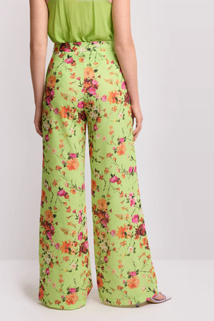 KOCCA SUMMER FUN FLORAL LONG TROUSERS - TROUSERS DEVDAS