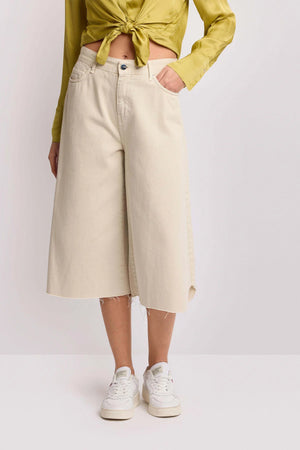 KOCCA THREE QUARTER WIDE LEGGED TROUSERS - SHORT COLOR LEDO