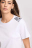 KOCCA CHIC BEJEWELLED SHORT SLEEVED T-SHIRT - T-SHIRT MARIACRISTINA