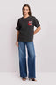 KOCCA CHIC T-SHIRT WITH OVERSIZED LOGO - T-SHIRT IODOLO