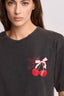 KOCCA CHIC T-SHIRT WITH OVERSIZED LOGO - T-SHIRT IODOLO