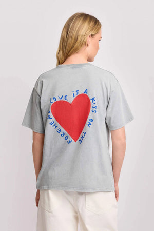 KOCCA CHIC ROUND NECK LOVE T-SHIRT - T-SHIRT IRINO