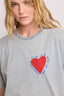 KOCCA CHIC ROUND NECK LOVE T-SHIRT - T-SHIRT IRINO