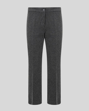 JACQUARD JERSEY TROUSERS