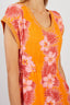 LONG PARASOL PRINT DRESS