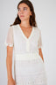 XARENI OPENWORK KNIT MIDI DRESS