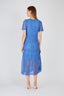 XARENI OPENWORK KNIT MIDI DRESS