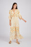 CALENZANA LONG EMBROIDERED DRESS