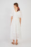 CALYPSO PLAIN LACE LONG DRESS