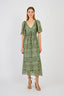 CALYPSO PLAIN LACE LONG DRESS