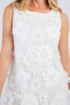 PLAIN CARLINE LACE DRESS