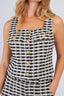 LAETICIA CHECKED SLEEVELESS TOP