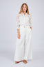 LIANE OPENWORK LACE BLOUSE