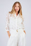 LIANE OPENWORK LACE BLOUSE