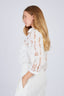LIANE OPENWORK LACE BLOUSE