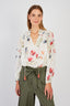 LOVELY PRINTED LONG-SLEEVED BLOUSE