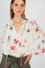 LOVELY PRINTED LONG-SLEEVED BLOUSE