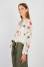 LOVELY PRINTED LONG-SLEEVED BLOUSE