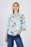 LOVELY PRINTED LONG-SLEEVED BLOUSE