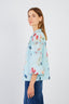 LOVELY PRINTED LONG-SLEEVED BLOUSE