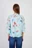 LOVELY PRINTED LONG-SLEEVED BLOUSE