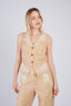 BABOU EMBROIDERED SLEEVELESS VEST