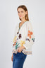 BEDFORD 3/4 SLEEVE EMBROIDERED BLOUSE