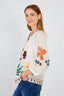 BEDFORD 3/4 SLEEVE EMBROIDERED BLOUSE