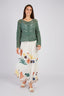 ALBI LONG EMBROIDERED SKIRT