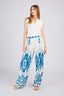 DAVINA PRINTED FLARED PANTS